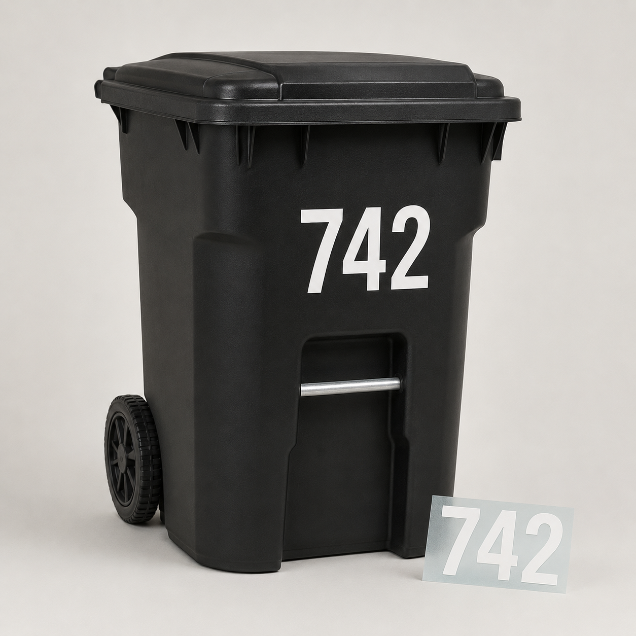 Custom Bin Address Decals